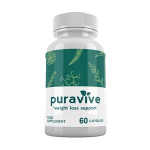 a picture showing puravive weight loss bottle